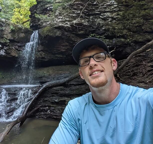 ortrait of Sam Swinea, co-owner of Orion Exterior Lighting